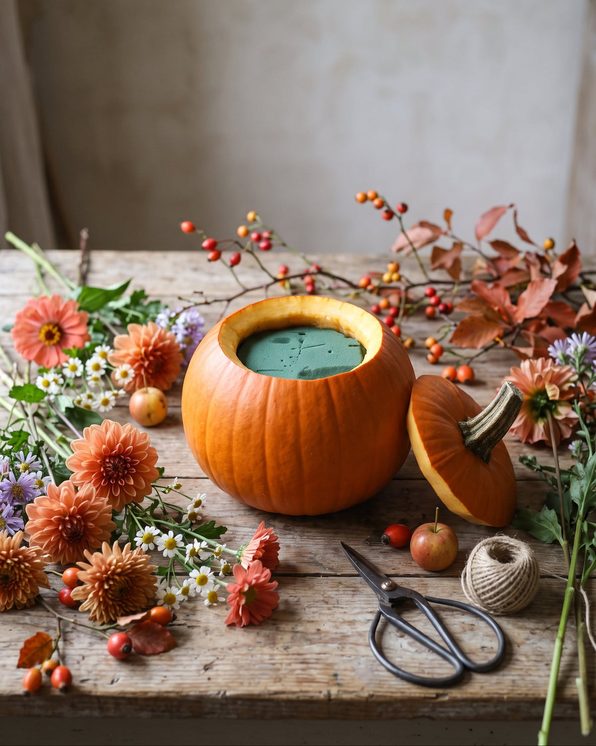 Taller Calabaza de flor de Otoño Domingo 25 de Octubre 11h