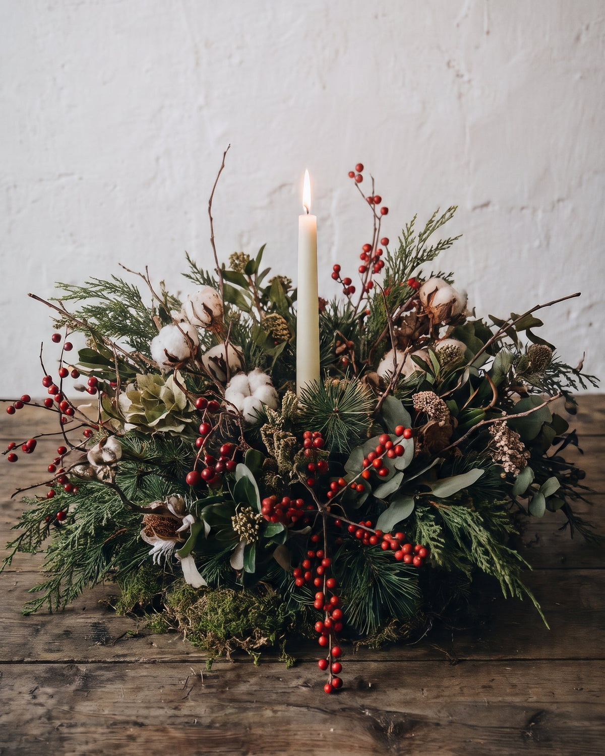 Taller Centro de Navidad con vela – Sábado 20 diciembre 17h