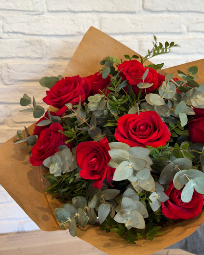 Ramo tradicional rosas rojas