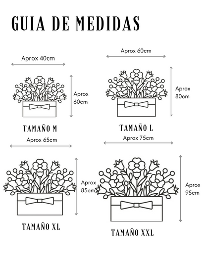 Capazo de flores de temporada