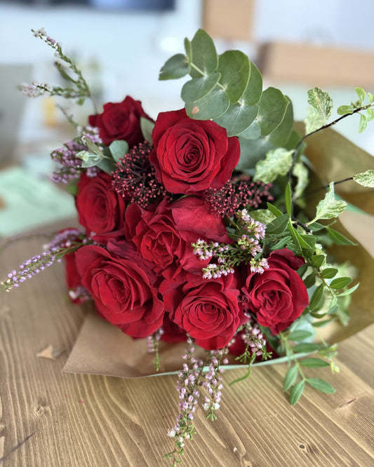 Ramo tradicional rosas rojas