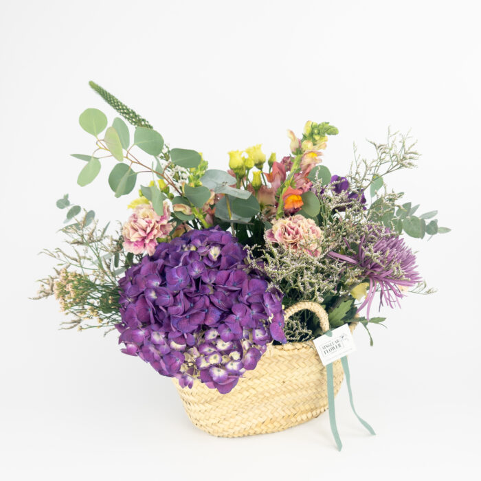 Capazo de flores