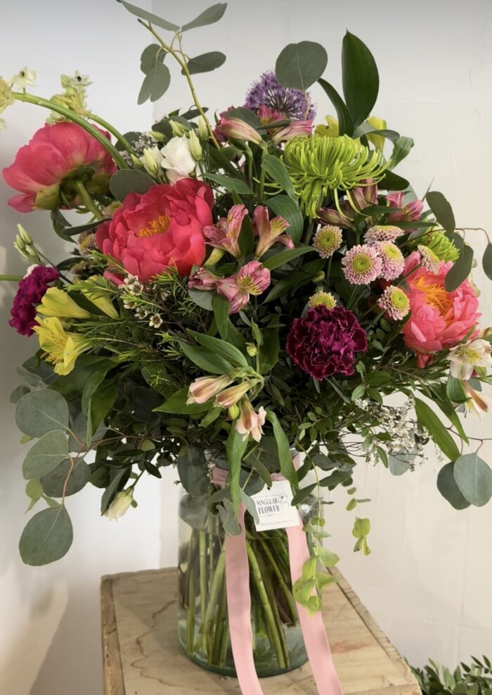 Jarrón de flores