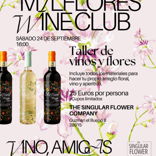 4ª Edición Taller de Vinos y Flores "Mil Flores Wine Club" - sábado  20 de septiembre 16h